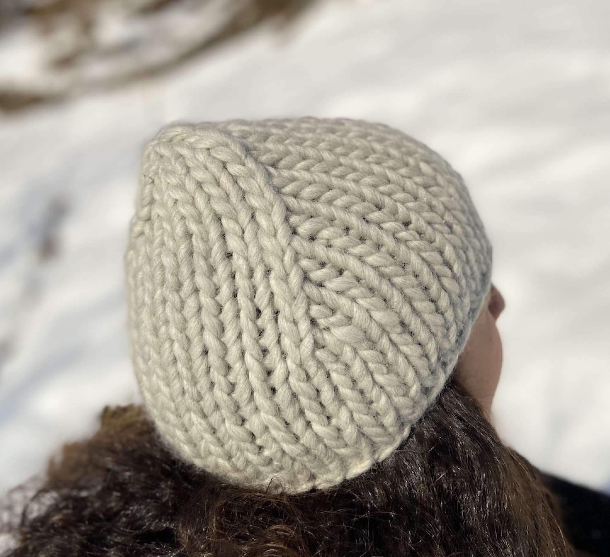Dettaglio di un progetto a maglia RityWool