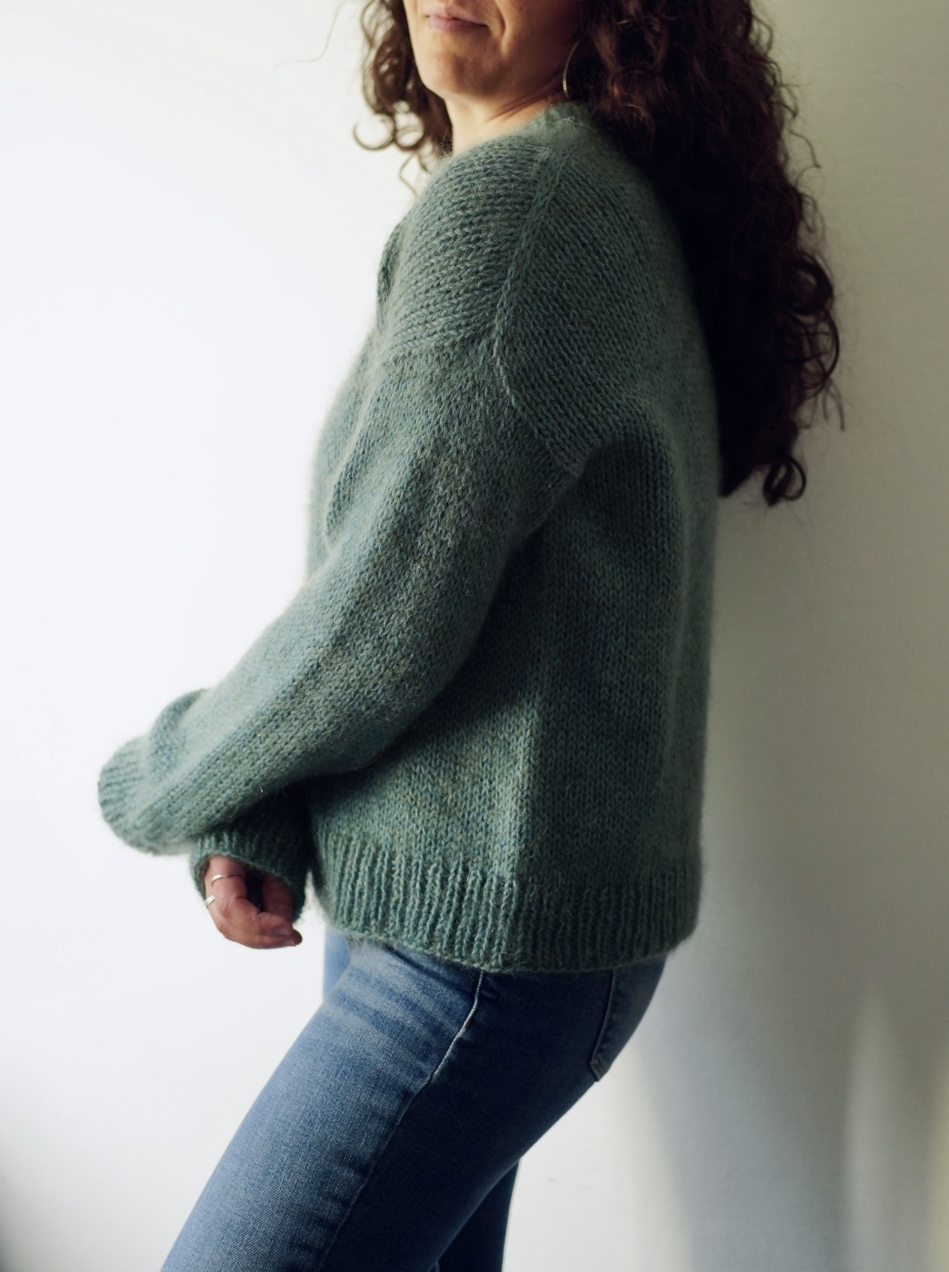 Foto 10 del maglione con spalla europea a maglia