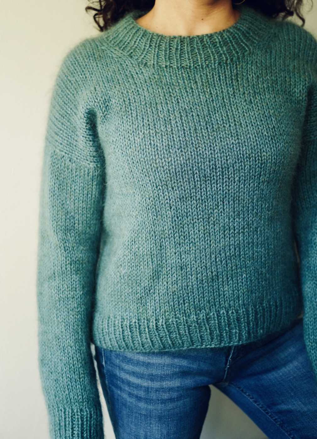 Foto 11 del maglione con spalla europea a maglia