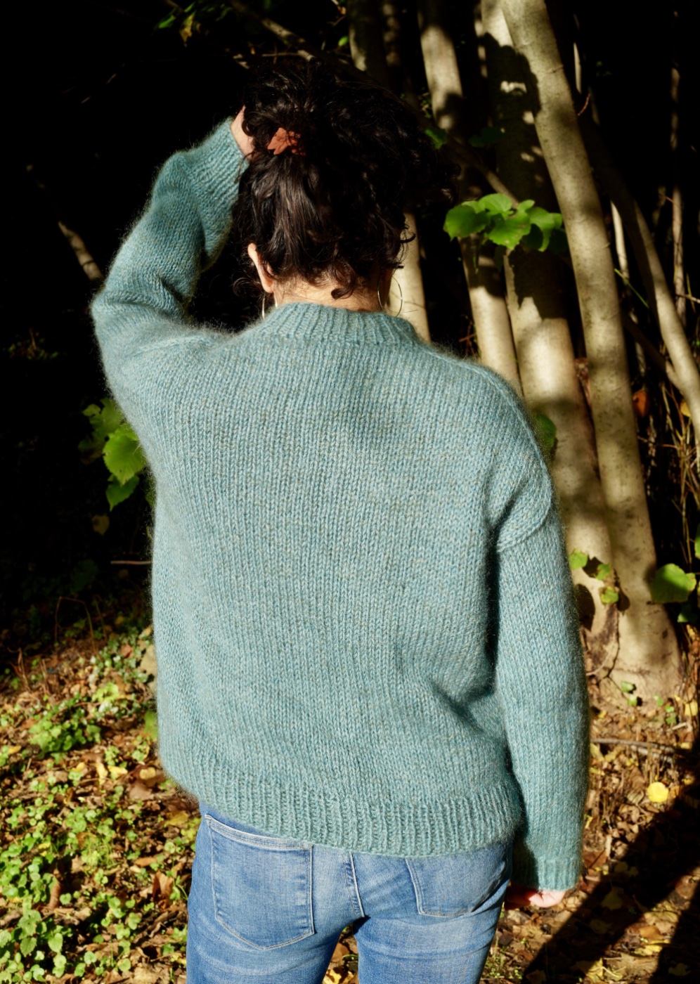 Foto 13 del maglione con spalla europea a maglia