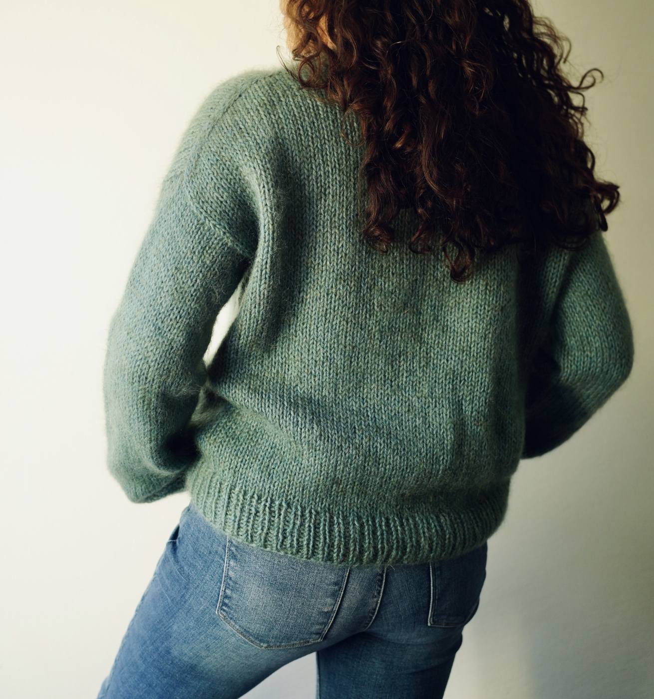 Foto 7 del maglione con spalla europea a maglia
