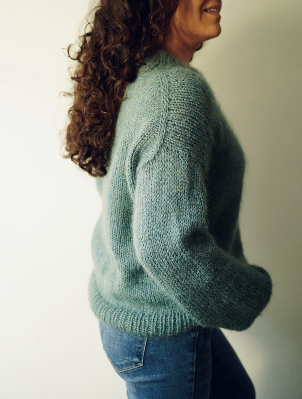 Foto 8 del maglione con spalla europea a maglia